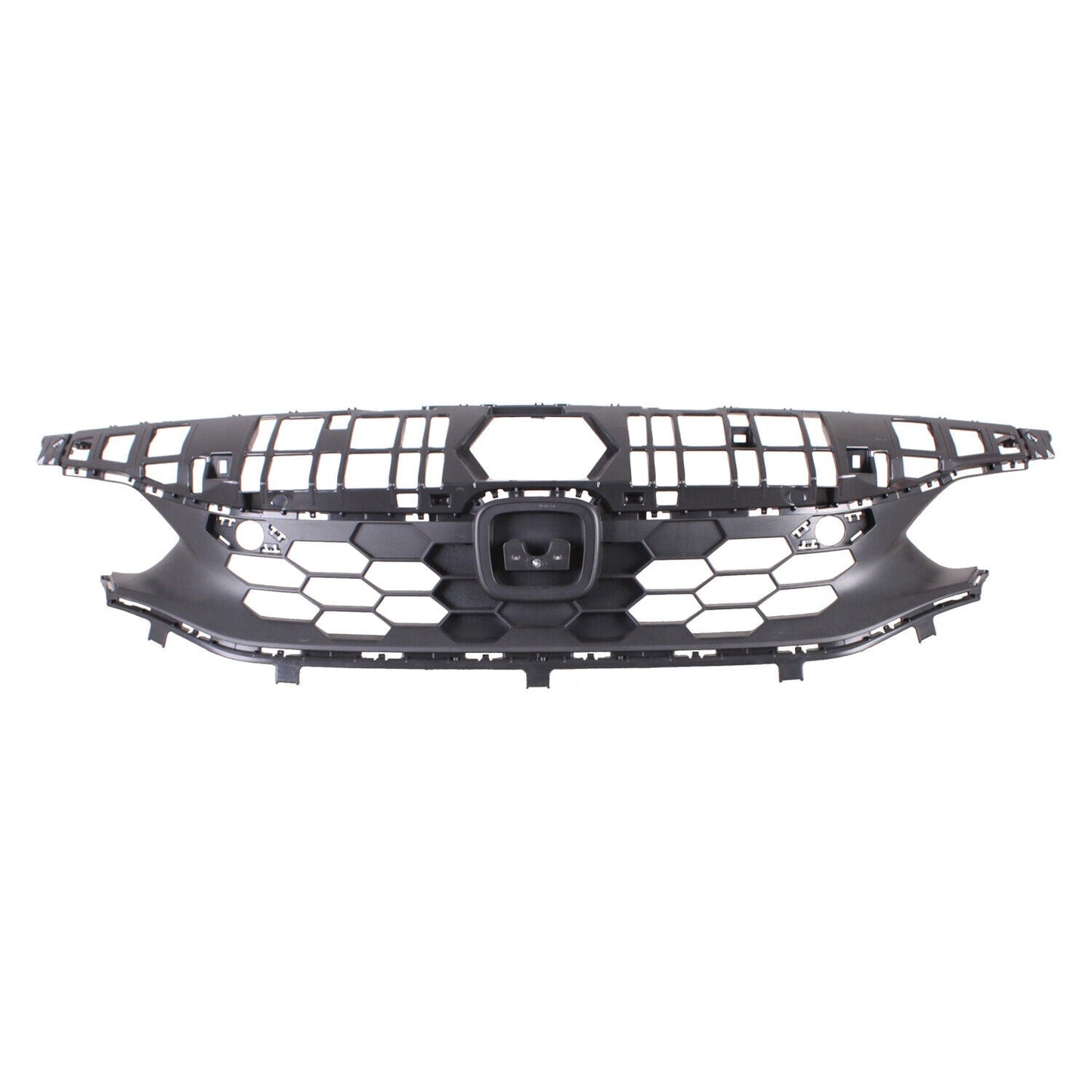 Grille Fr Black Upper W/ Park Assist Sensor W/O Emblem For Sprt Touring - Honda Civic Hatchback 2022-2024
