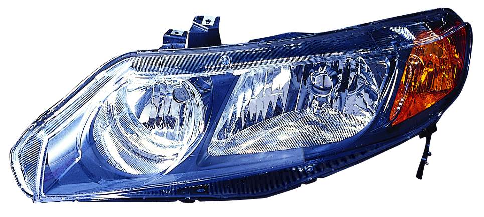 Head Lamp Lh Hq - Honda Civic Sedan 2007-2008