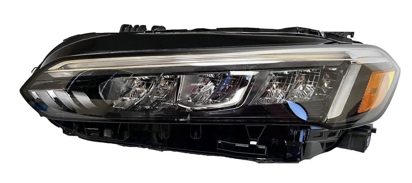 Head Lamp Lh Led Ex/Lx W/O Smoked Lens Hq - Honda Civic Sedan 2022-2024