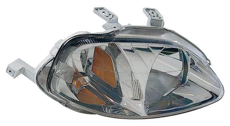 Head Lamp Rh Hq - Honda Civic Sedan 1999-2000 | Honda Civic Coupe 1999-2000 | Honda Civic Hatchback 1999-2000