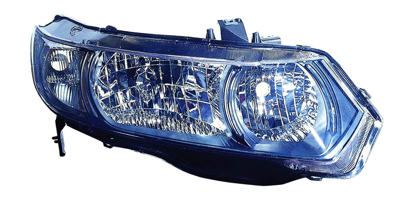 Head Lamp Rh Hq - Honda Civic Coupe 2006-2011