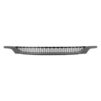 Grille Lower Painted Black W/Silver Gry Molding Mesh Type Sport Model - Hyundai Sonata 2015-2017