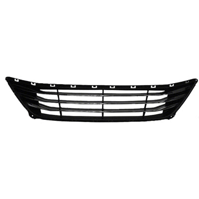 Grille Lower Korea Built Black W/Three Chrome Bars - Hyundai Elantra Sedan 2014-2016