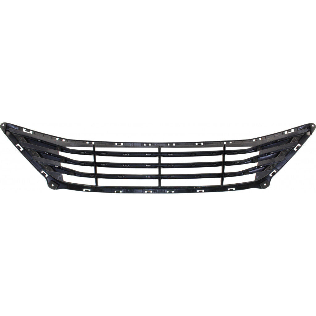 Grille Lower Black W/Smoke Chrome Bar Trim Usa Built Model - Hyundai Elantra Sedan 2014-2016