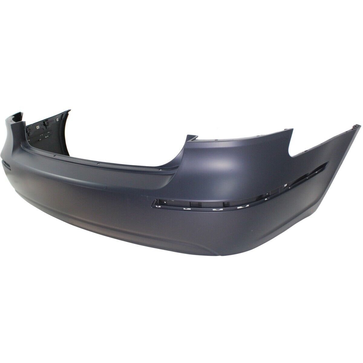 Bumper Rr 2.4L Single Exhaust W/Moulding Primed - Hyundai Sonata 2009-2010