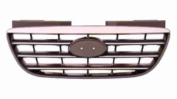 Grille Chrome/Black - Hyundai Elantra 2007-2009