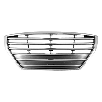 Grille Chrome Silver/Satin W/O Adaptive Cruise - Hyundai Genesis Sedan 2015-2016 | Hyundai G80 2017
