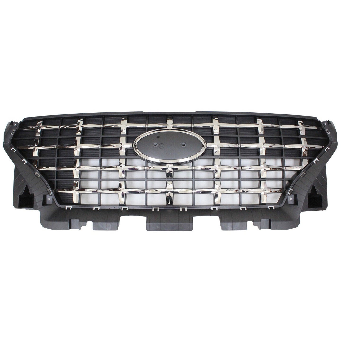 Grille Fr W/Smoked Chrome Molding W/O Emblem - Hyundai Venue 2020-2023