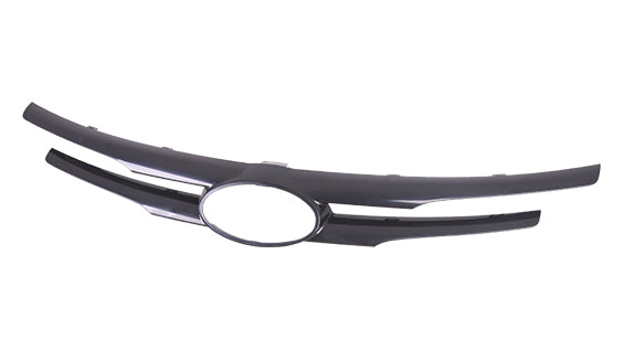 Grille Moulding Upper Matte-Black For Hy1200192 Grille - Hyundai Sonata 2014