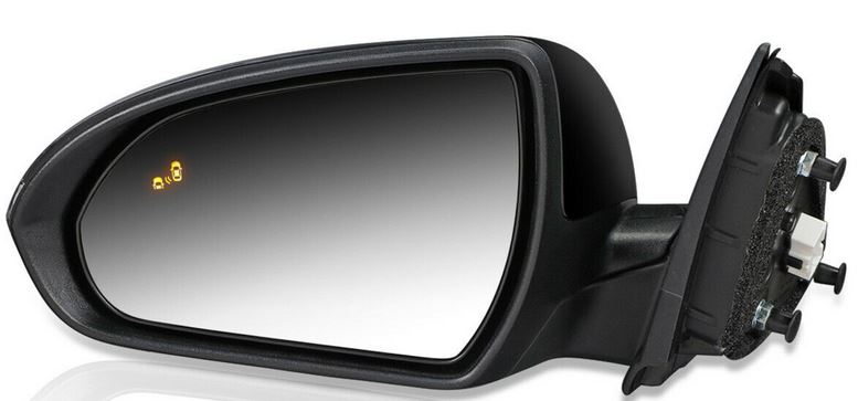 Door Mirror Lh Power Ptm Htd W/Blind Spot - Hyundai Elantra Gt 2018-2020