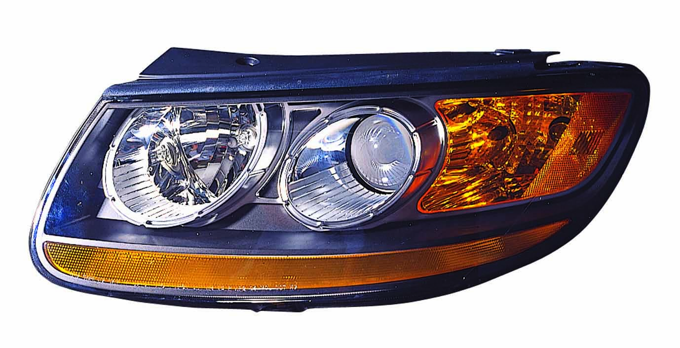 Head Lamp Lh Hq - Hyundai Santa Fe 2010-2011
