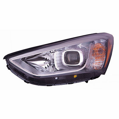 Head Lamp Lh Halogen Gls/Ltd Model Hq - Hyundai Santa Fe (6-7 Seater) 2013-2016 | Hyundai Santa Fe Xl (Canada) 2013-2016