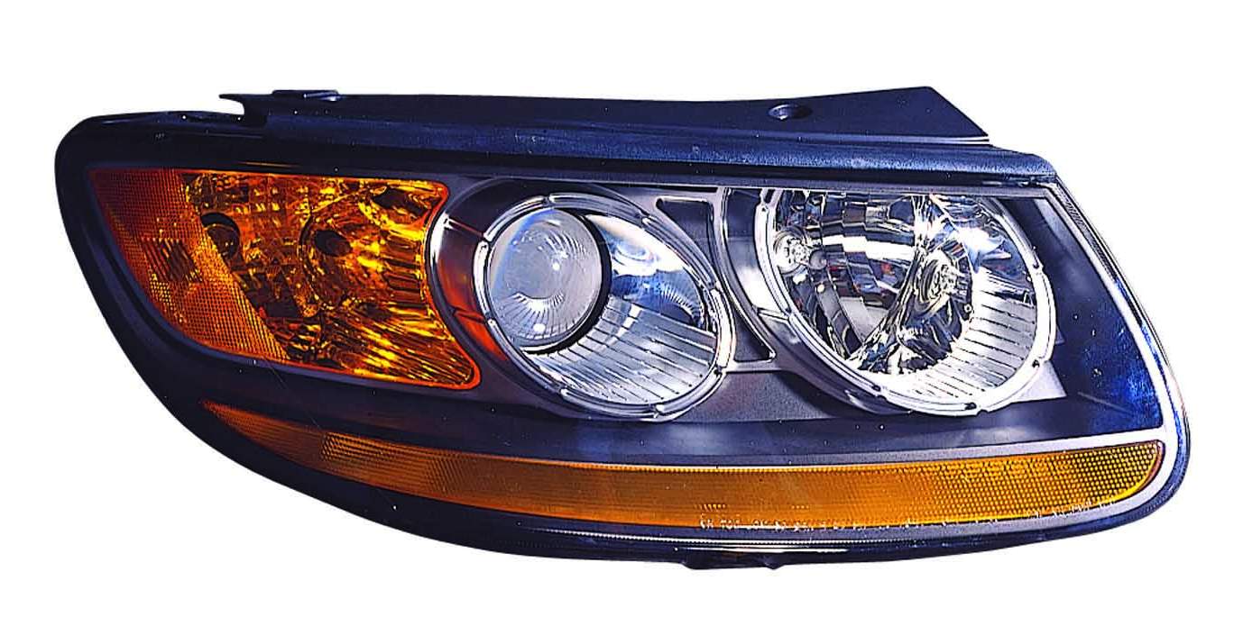 Head Lamp Rh Hq - Hyundai Santa Fe 2010-2011