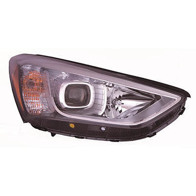 Head Lamp Rh Halogen Gls/Ltd Model Hq - Hyundai Santa Fe (6-7 Seater) 2013-2016 | Hyundai Santa Fe Xl (Canada) 2013-2016