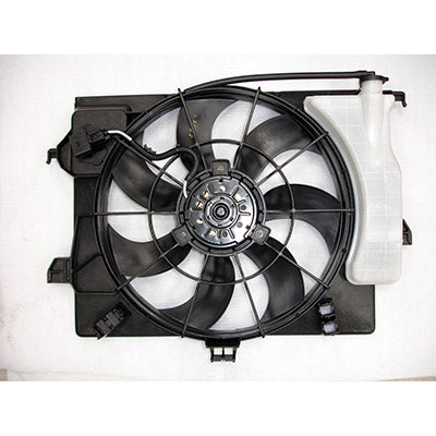 Cooling Fan Assy Accent / Rio Models W/ Auto Transmission / For Veloster Models W/O Turbo (All Transmissions) - Hyundai Accent Sedan 2012-2018 | Hyundai Accent Hatchback 2012-2017 | Hyundai Veloster 2012-2017
