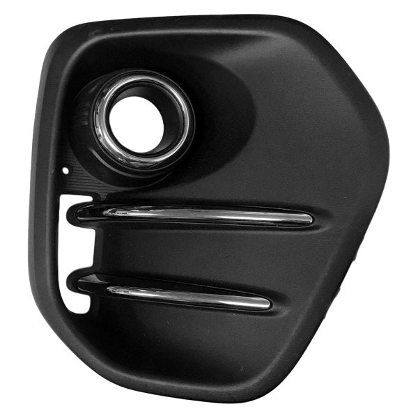 Fog Lamp Bezel Fr Rh Ptd Black W/Chrome Moulding W/O Led Fogs Fwd - Kia Sportage 2017-2019