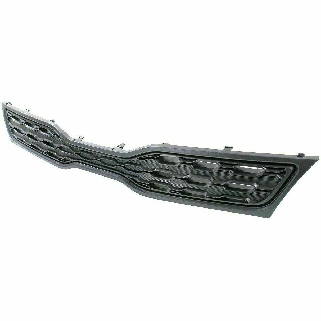 Grille Upper Matte-Black W/O Fog Lamp Type - Kia Rio Sedan 2013-2017 | Hyundai Accent Hatchback 2014-2017 | Hyundai Accent Sedan 2014-2017
