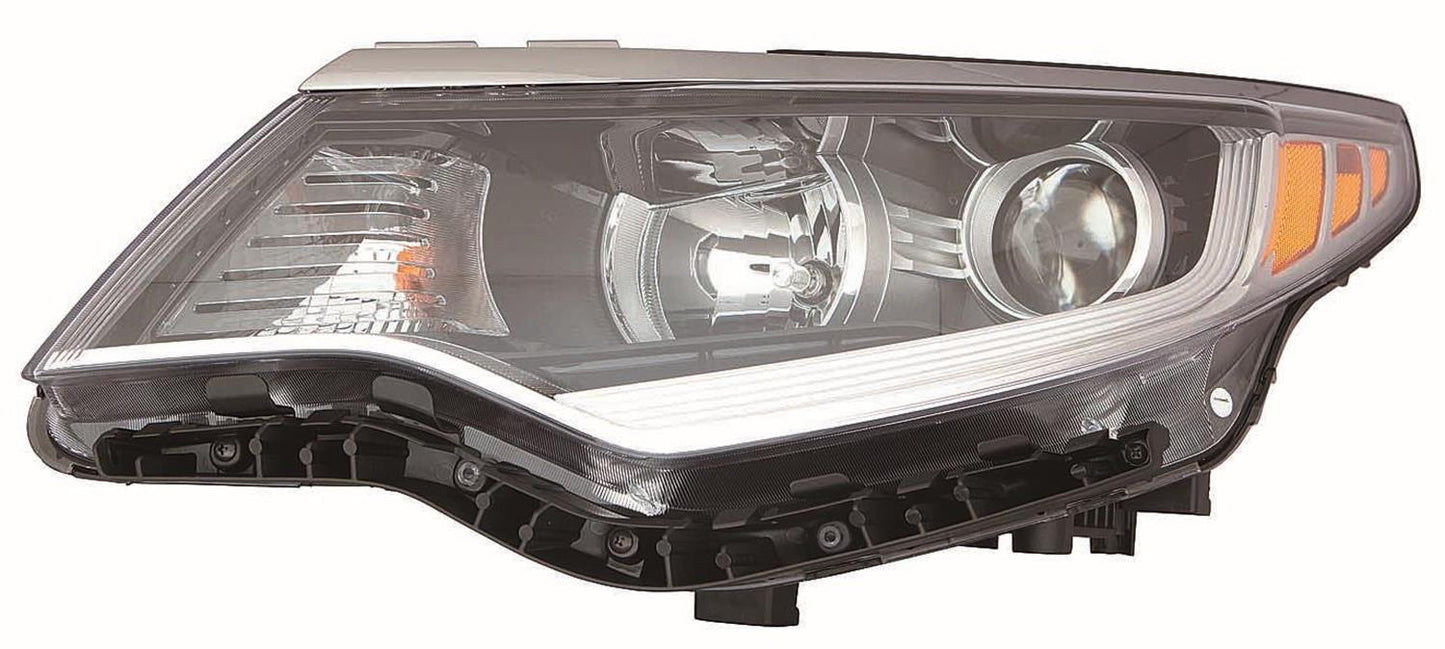 Head Lamp Lh Halogen Projector Type 1 Hq - Kia Optima (2014-) 2016-2018