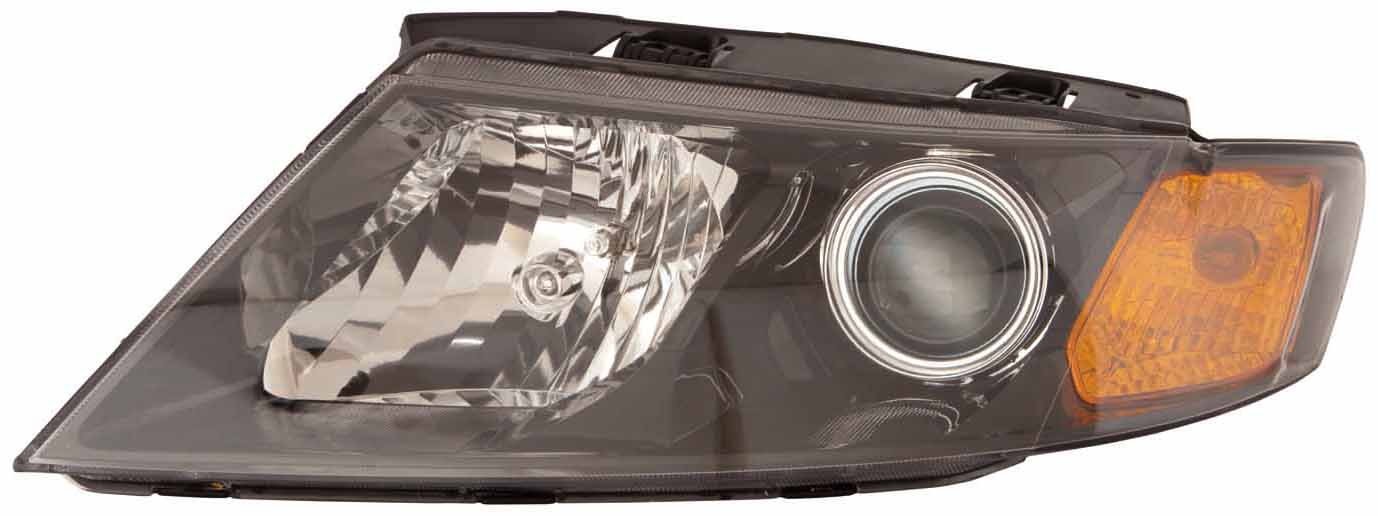 Head Lamp Rh Black Bezel (A Type) Hq - Kia Optima (2006-) 2006-2010 | Kia Magentis (Canada) 2006-2010