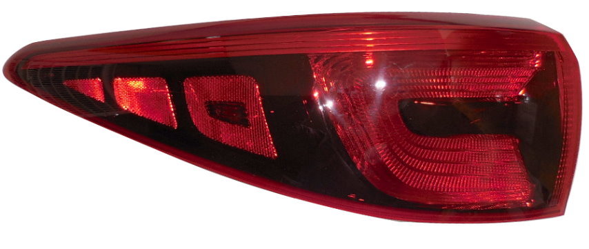 Tail Lamp Lh Bulb Type Clear Lens W/O Sport Pkg Hq - Kia Sportage 2017-2019