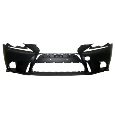 Bumper Fr Primed Black W/F Sport/Head Lamp Washer - Lexus Is350 Sedan 2014-2016 | Lexus Is200T F Sport 2016 | Lexus Is250 Sedan 2014-2015