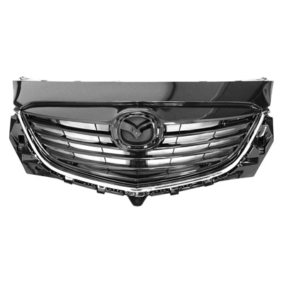 Grille Painted Black W/Chrome Mldg - Mazda Cx9 2013-2015