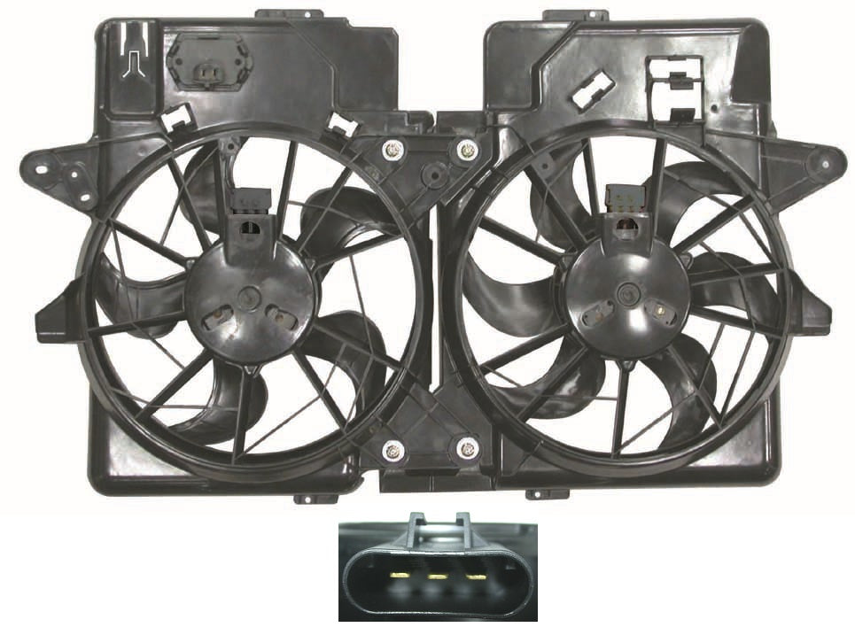 Cooling Fan Assy V6 - Ford Escape 2001-2004