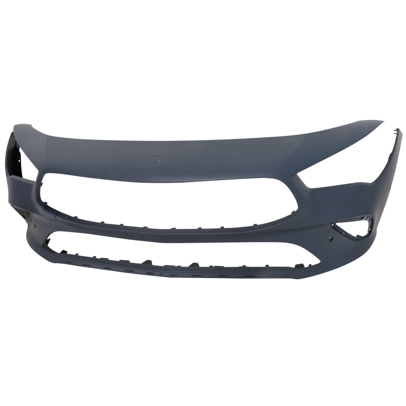 Bumper Fr W/Night Pkg Lower Chrome Molding / Tow/ 4 Park Assist Sensor W/O Amg - Mercedes Cla250 2020-2023