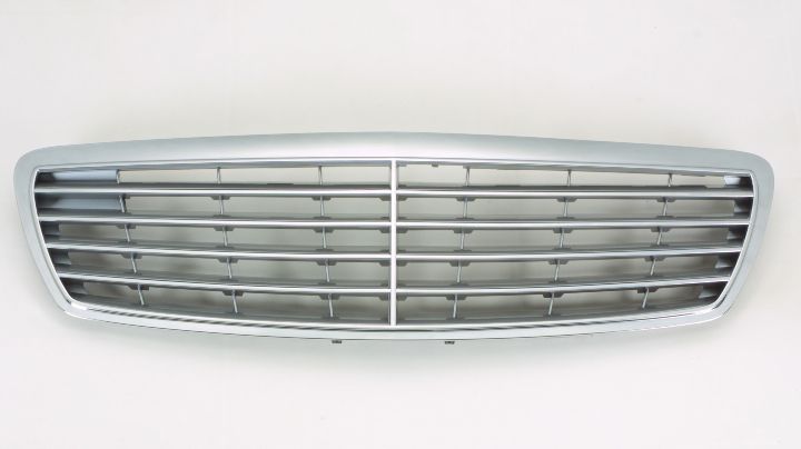 Grille Silver W/Chrome Frame (Elegance Pkg) - Mercedes E500 2003-2006 | Mercedes E320 2003-2006 | Mercedes E350 2006