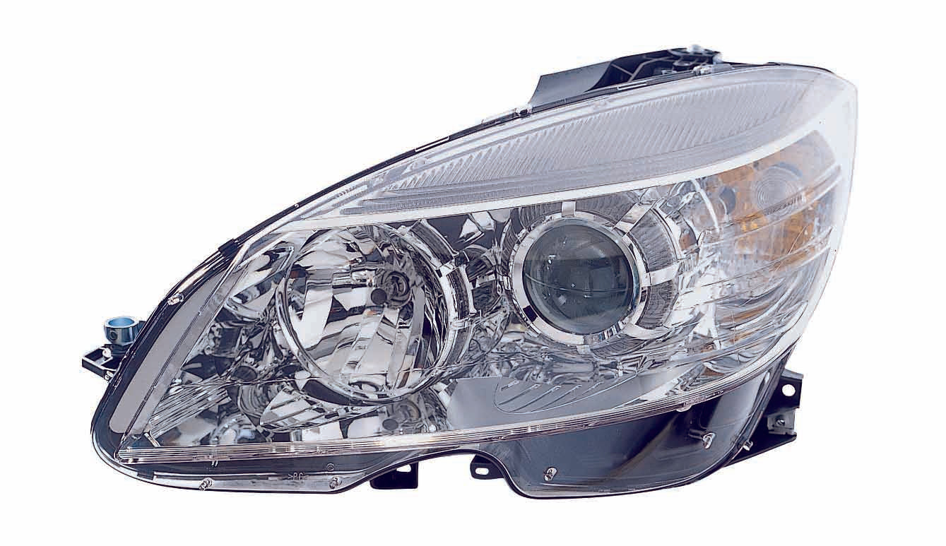Head Lamp Lh W/Chrome Ring From 09/02/2007 Hq - Mercedes C63 Amg (4-Door) 2008-2011 | Mercedes C230 2008-2009 | Mercedes C250 2010-2011
