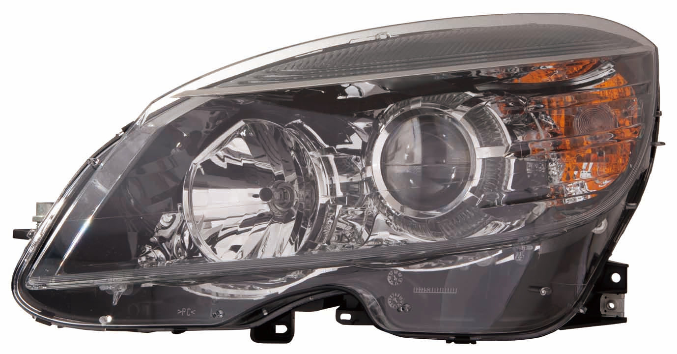 Head Lamp Lh Halogen Black Housing Hq - Mercedes C350 2008-2011 | Mercedes C230 2008-2009 | Mercedes C300 2008-2011