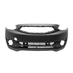 Bumper Fr Partial Primed Exclude G4 Model - Mitsubishi Mirage Hatchback 2017-2020