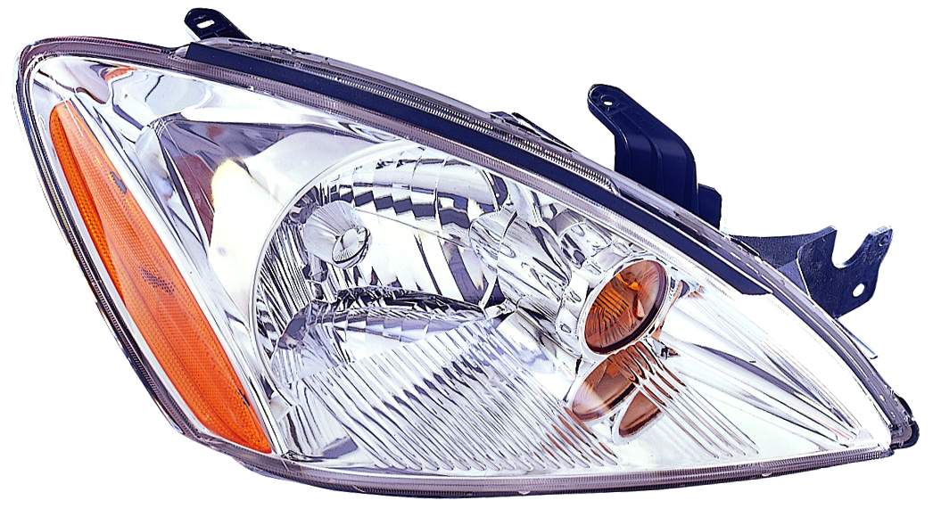 Head Lamp Rh Chrome Bezel Exclude Ralliart - Mitsubishi Lancer 2004-2007