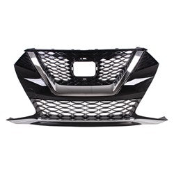 Grille Ptd Black W/Chrome Moulding W/O Camera S/Sv/Sl Model - Nissan Maxima 2019-2023