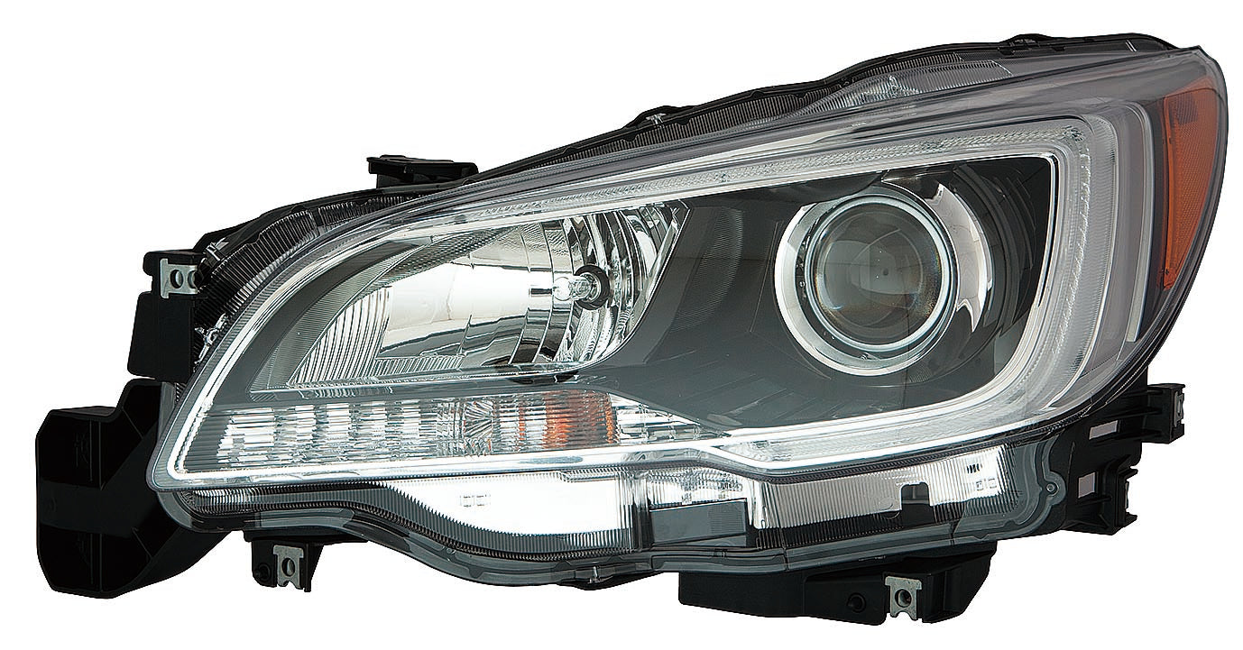 Head Lamp Lh Halogen W/Black Bezel/Chrome Trim 3.6L Hq - Subaru Outback (Mid-Size Wagon) 2015-2017 | Subaru Legacy 2015-2017