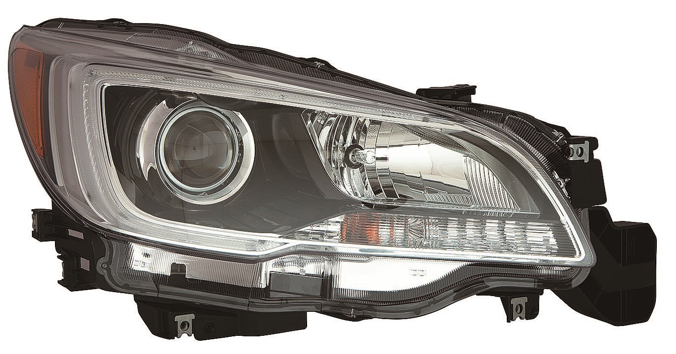 Head Lamp Rh Halogen W/Black Bezel/Chrome Trim 3.6L Hq - Subaru Outback (Mid-Size Wagon) 2015-2017 | Subaru Legacy 2015-2017