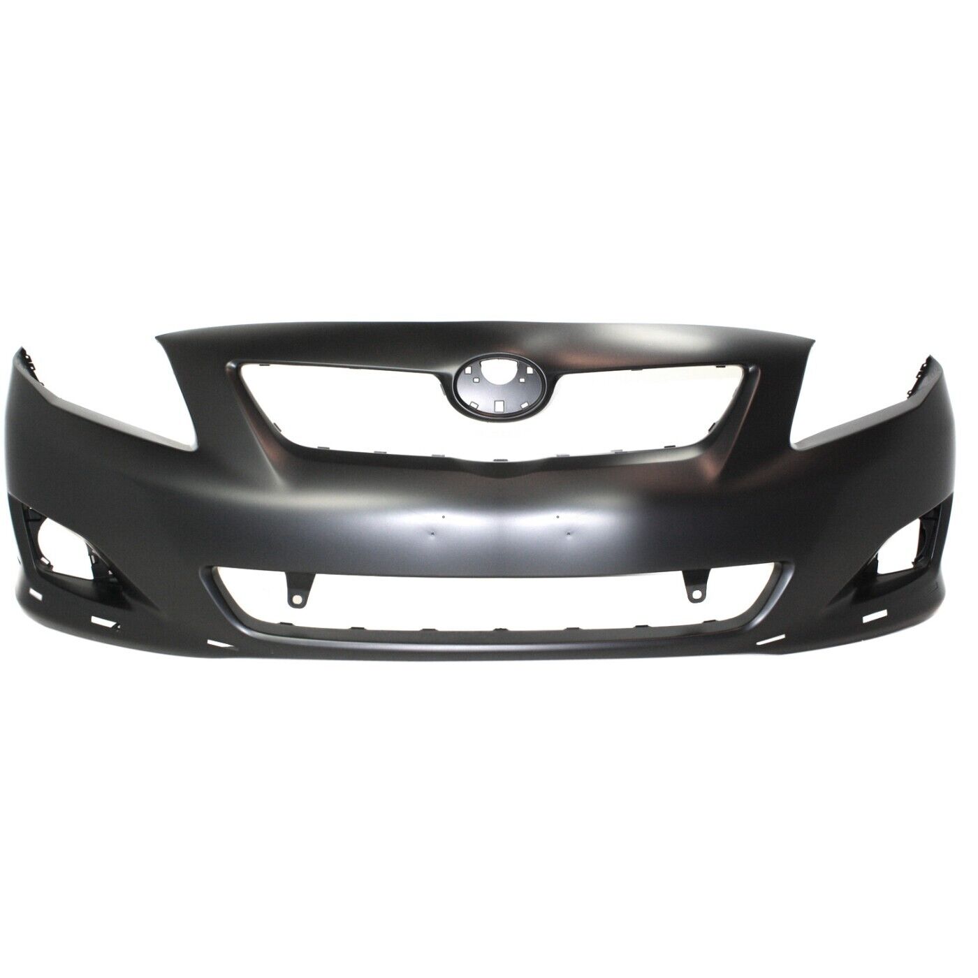 Bumper Fr Primed S/Xrs Model W/Spoiler Hole - Toyota Corolla Sedan 2009-2010