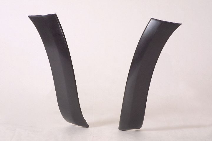 Bumper End Fr Rh Matte-Black - Toyota Rav4 2006-2008