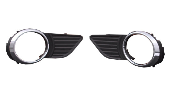 Fog Lamp Bezel Fr Lh Matte-Black W/Chrome Mld Exclude Se - Toyota Sienna 2011-2017