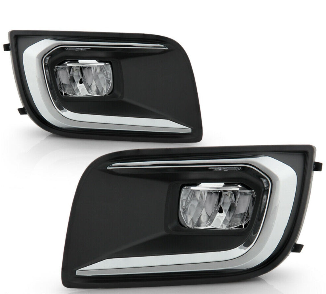Fog Lamp Bezel Fr Lh Textured Black W/Gray Moulding - Toyota Sequoia 2018-2022
