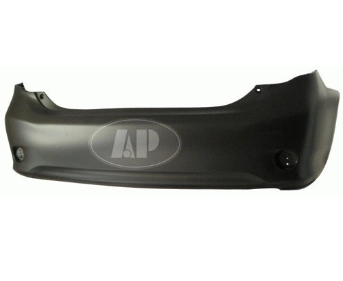 Bumper Rr Primed W/O Spoiler Base/Ce/Le/Xle Usa Made - Toyota Corolla Sedan 2009-2010