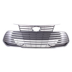 Grille Silver Gray W/O Sensor/Camera Ltd/Xle Models(Bar Style) - Toyota Avalon 2019-2022