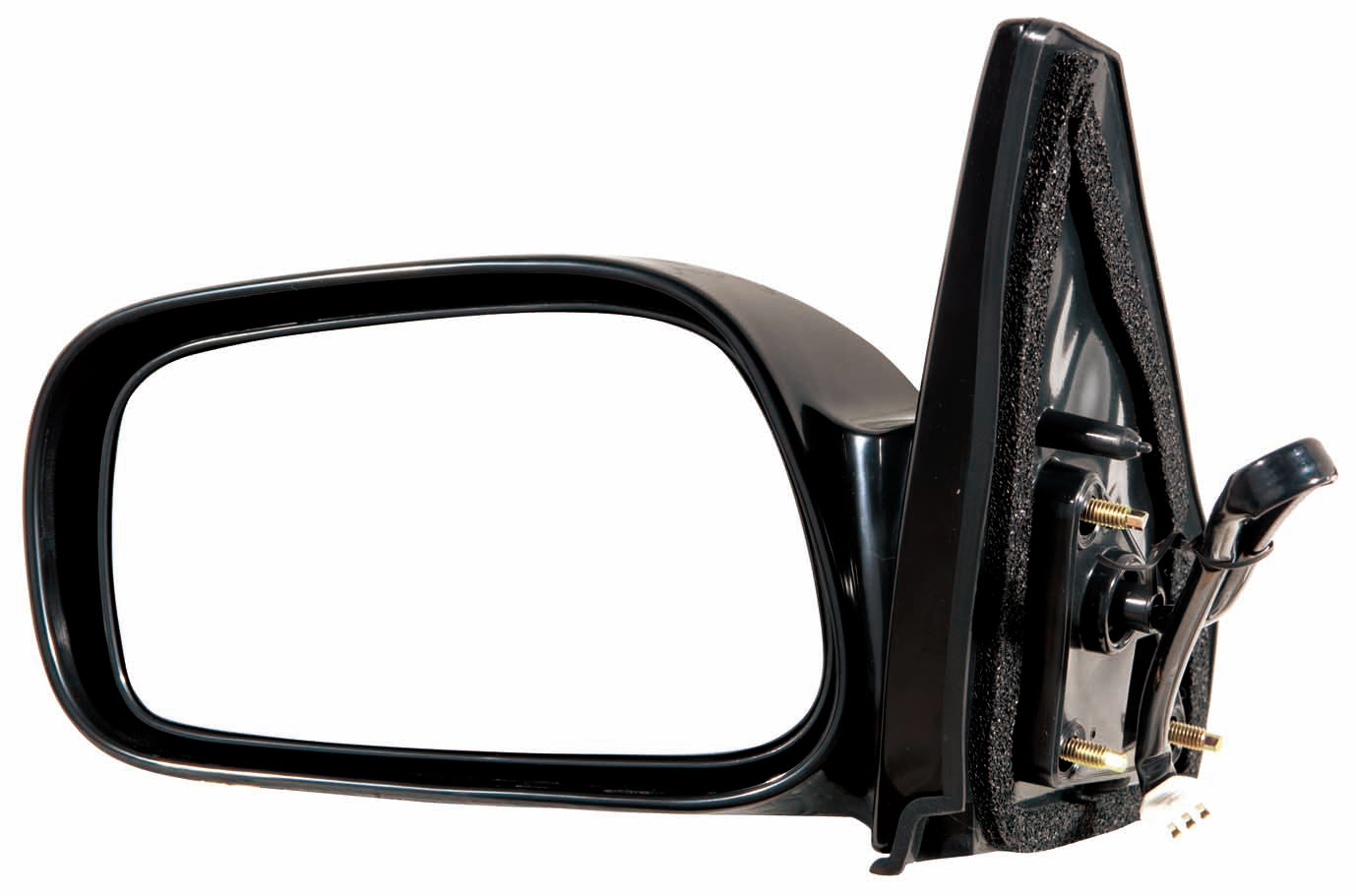 Door Mirror Lh Power Non-Foldaway Gloss Black Ptm - Toyota Corolla Sedan 2003-2008 | Pontiac Vibe 2003-2008 | Toyota Celica 2000-2005