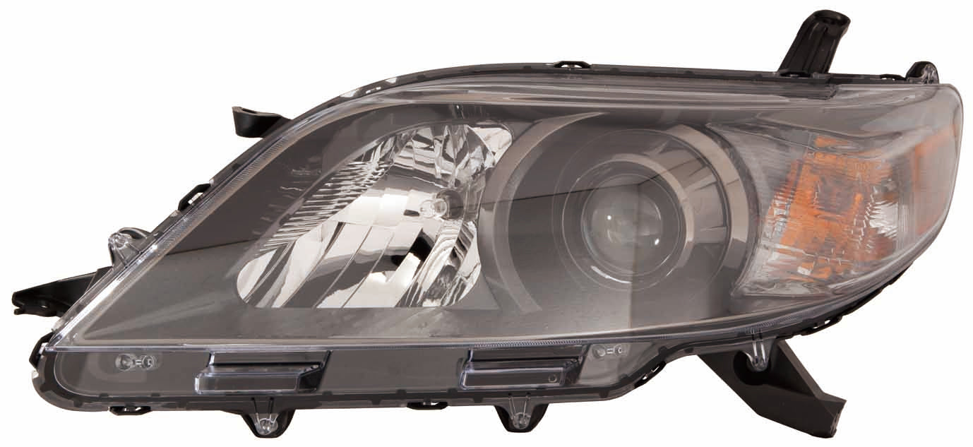 Head Lamp Lh W/Black Bezel Se Model Hq - Toyota Sienna 2011-2014