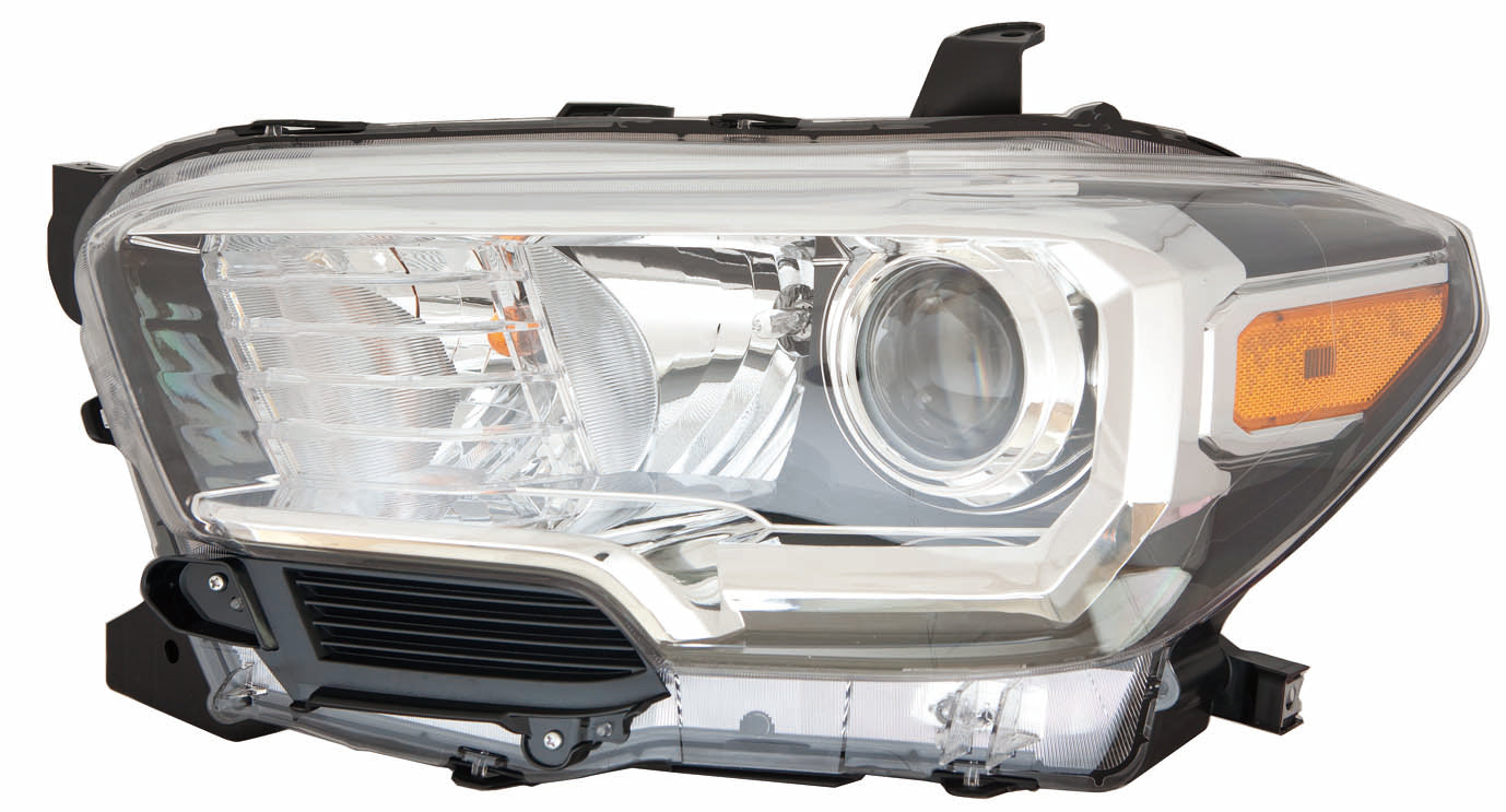 Head Lamp Lh W/O Led Drl/ Fog Lamp Hq - Toyota Tacoma Pickup 4Wd 2018-2019 | Toyota Tacoma Pickup 2Wd 2018-2019