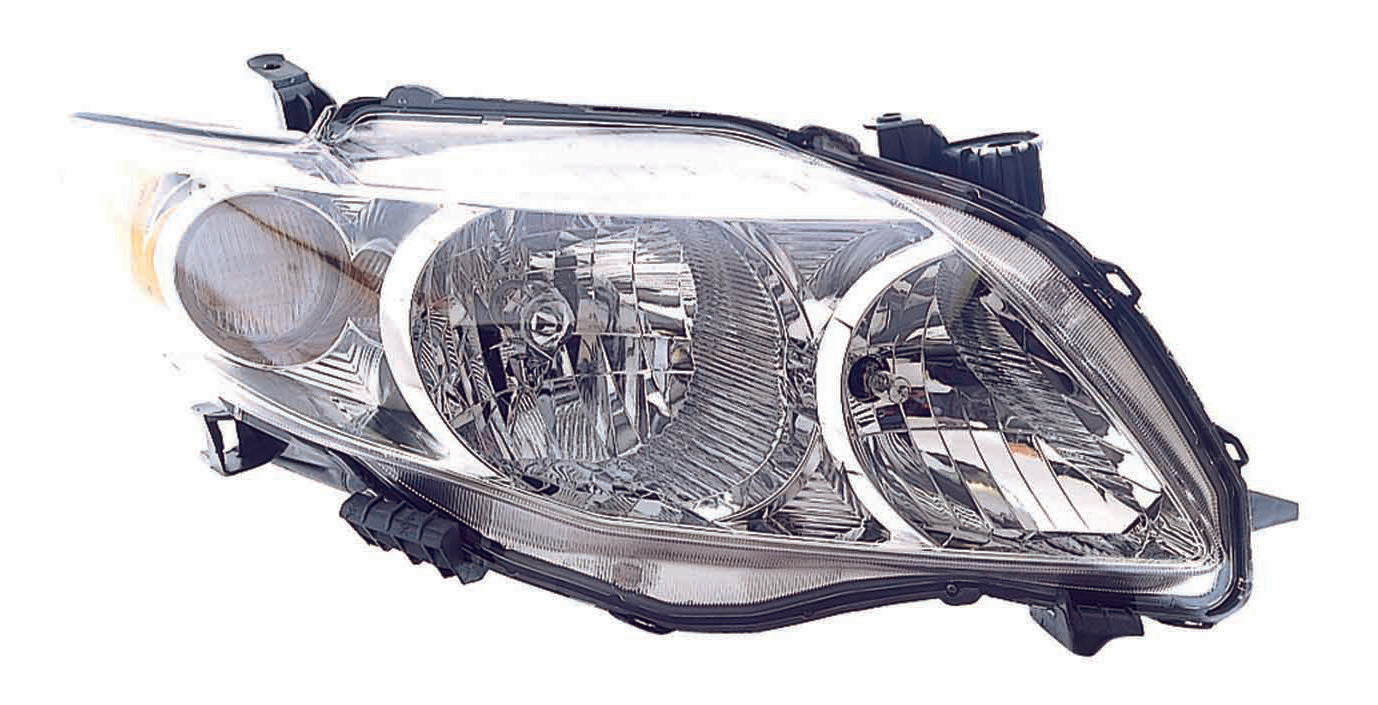 Head Lamp Rh Base/Ce/Le/Xle Hq - Toyota Corolla Sedan 2009-2010