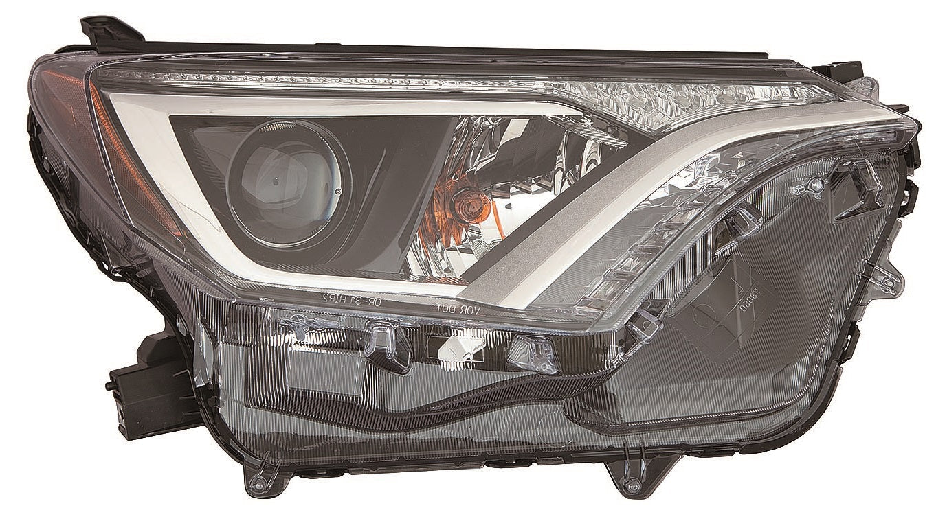 Head Lamp Rh Halogen North America Built - Toyota Rav4 2016-2018