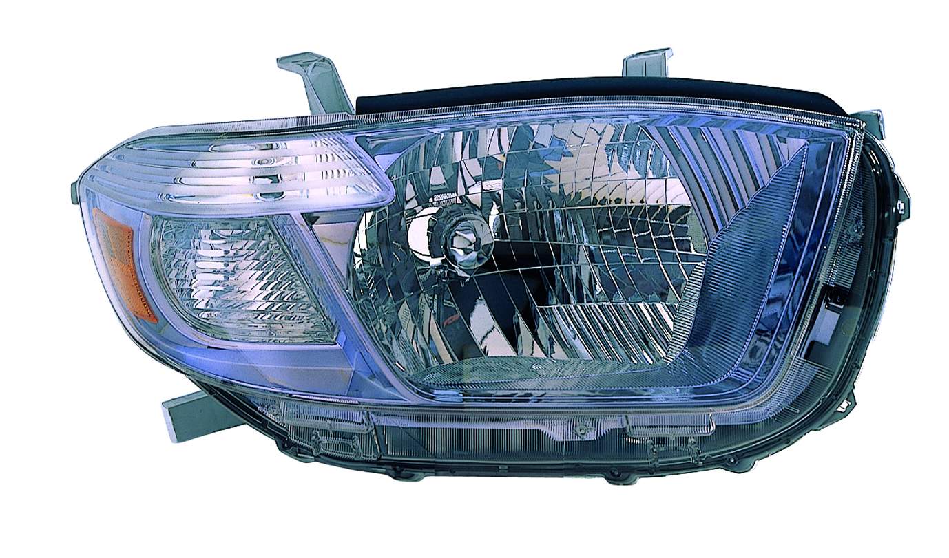 Head Lamp Rh Hq - Toyota Highlander Hybrid 2008-2010