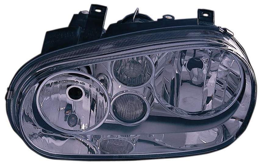 Head Lamp Lh W/Fog (Chrome Bezel) Hq - Volkswagen Cabrio 1999-2002 | Volkswagen Golf (1999-) 1999-2001