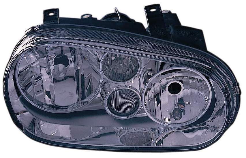 Head Lamp Rh W/Fog (Chrome Bezel) Hq - Volkswagen Golf (1999-) 1999-2002 | Volkswagen Cabrio 1999-2002
